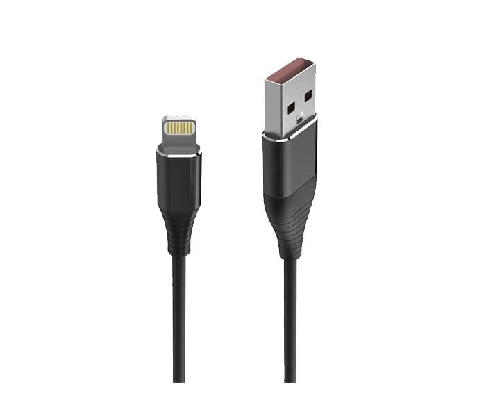 Kingleen K105 2-in-1 Quick 3.0A Charging Cable for Android & Apple - Black - Zoom Image 2