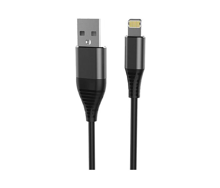 Kingleen K105 2-in-1 Quick 3.0A Charging Cable for Android & Apple - Black - Zoom Image 3