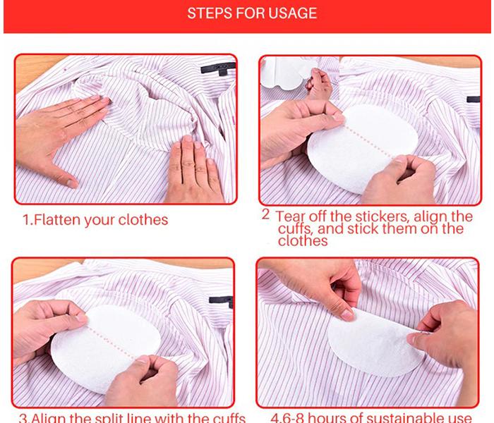 Disposable Underarm Anti Sweat Armpit Absorbent Pad for Clothing - Zoom Image 4