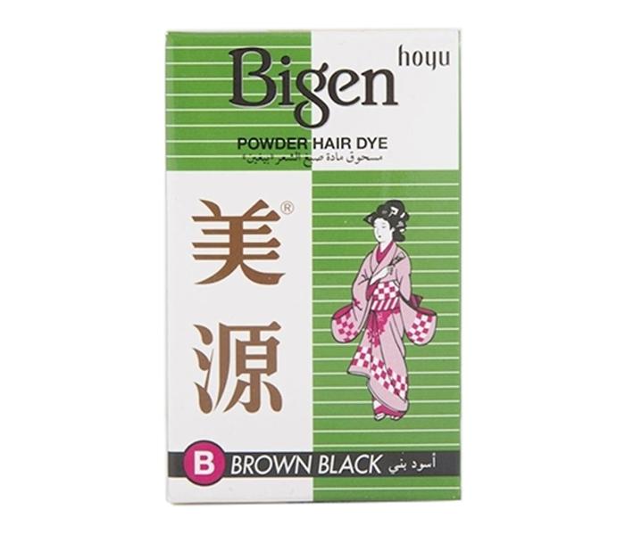 Bigen Powder Hair Dye - B Brown Black, 6g - Zoom Image