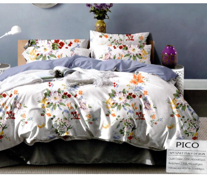 6 PC Set Italian Design Bedsheet PICO-03 - Zoom Image