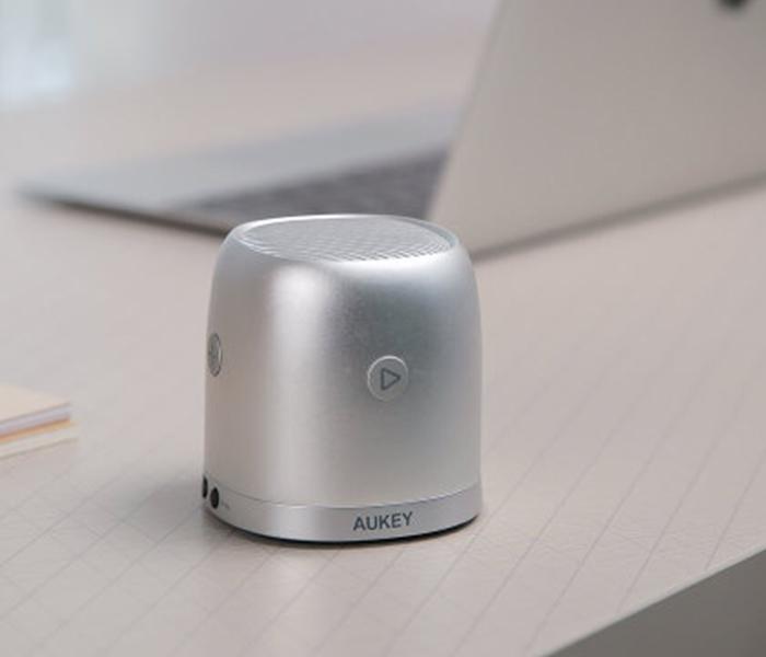 Aukey SK-M31 Wireless Mini Speaker - Silver - Zoom Image 3