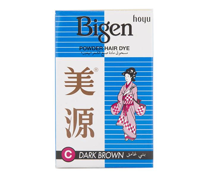 Bigen Powder Hair Dye - C Dark Brown, 6g - Zoom Image