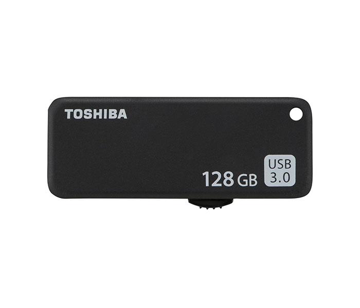 Toshiba THN-U365K1280E4 128GB TransMemory USB 3.0 Flash Drive - Black - Zoom Image 2