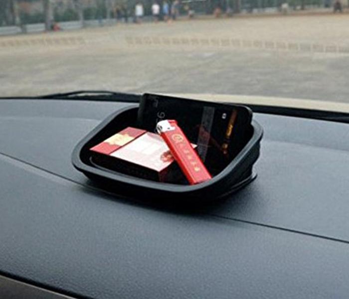 3XR Silicone Car Anti Slip Mat Silicone Foldable Mount Holder - Black - Zoom Image 1