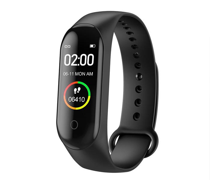  Smart Bluetooth Sports Bracelet Fitness Band With Heart Rate Monitor For Android & iOS for Zen M4 - Black - Zoom Image 3