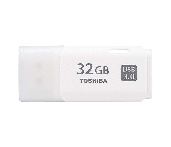 Toshiba THN-U301W0320E4 32GB TransMemory USB 3.0 Flash Drive - White - Zoom Image 2