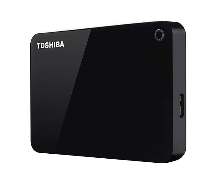 Toshiba HDTC910EK3AA 1TB Canvio Advance Portable External Hard Drive - Black - Zoom Image 2