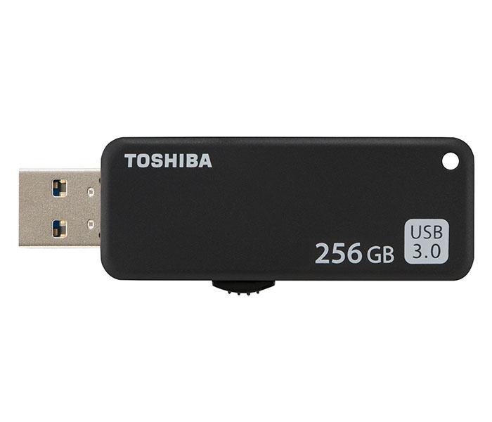 Toshiba THN-U365K2560E4 256GB TransMemory USB 3.0 Flash Drive - Black - Zoom Image 1