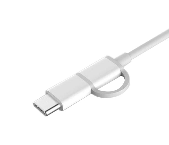 Extreme EXC06 2-in-1 Lightning & Micro USB Charging Cable - White - Zoom Image 1