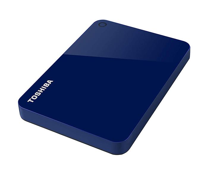 Toshiba HDTC910EL3AA 1TB Canvio Advance Portable External Hard Drive - Blue - Zoom Image 3