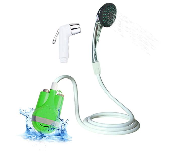 As Seen On TV Compact Handheld Rechargeable Camping Showerhead with USB Charging Plug - White - Zoom Image 3