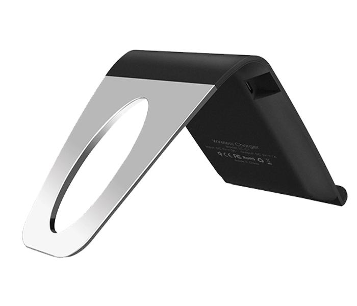 Aukey LC-C1 Qi Wireless Charging Stand with Three Coils - Black - Zoom Image 2