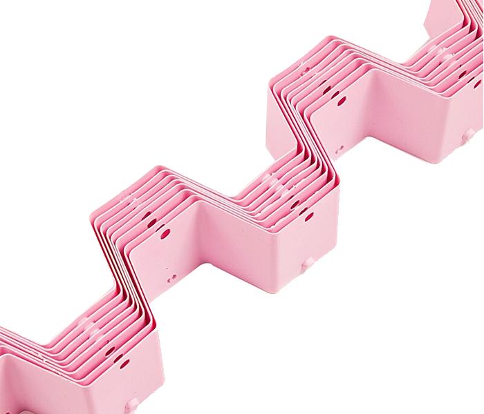 8 Pieces Drawer Organizer - Pink - Zoom Image 4