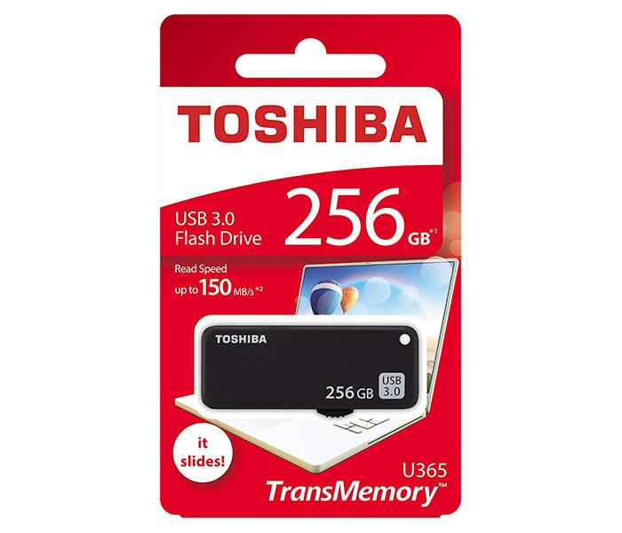 Toshiba THN-U365K2560E4 256GB TransMemory USB 3.0 Flash Drive - Black - Zoom Image 3