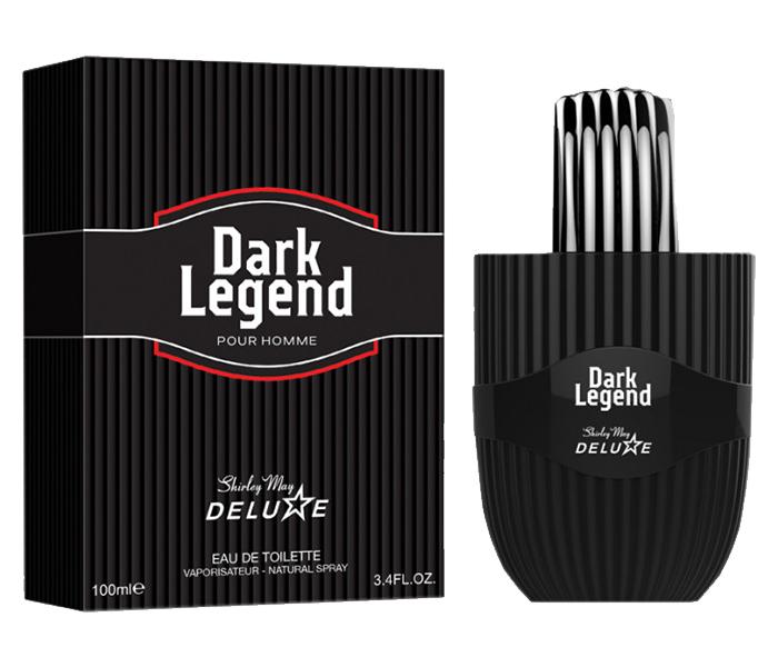 Shirley May Deluxe Dark Legend Eau de Toilette Spray for Men - 100ml, Black - Zoom Image 2