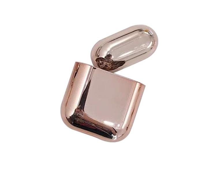 Plastic Mirror Finish Airpod Case - Gold - Zoom Image 1