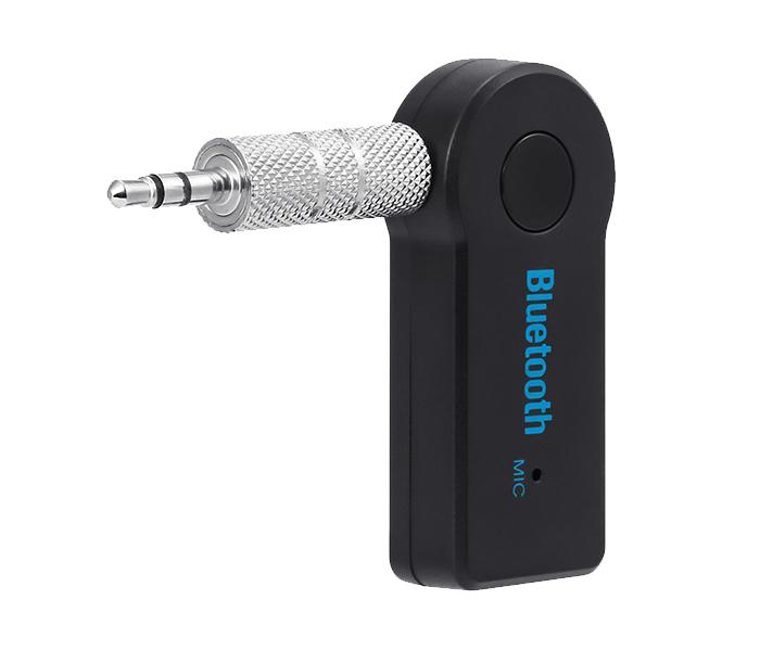 Hands Free Bluetooth Music Receiver Car Adapter with Mic - Black - Zoom Image 2