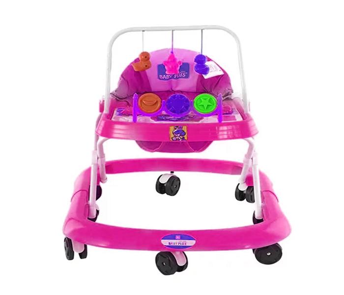 Baby Plus BP6006W Collapsible Baby Walker - Pink - Zoom Image