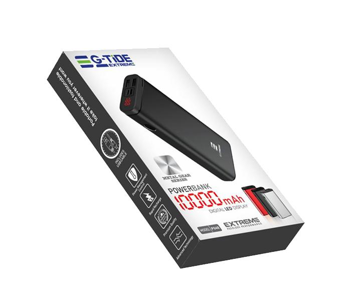 G-Tide 10000mAh Metal Gear Series Power Bank - Black - Zoom Image 1