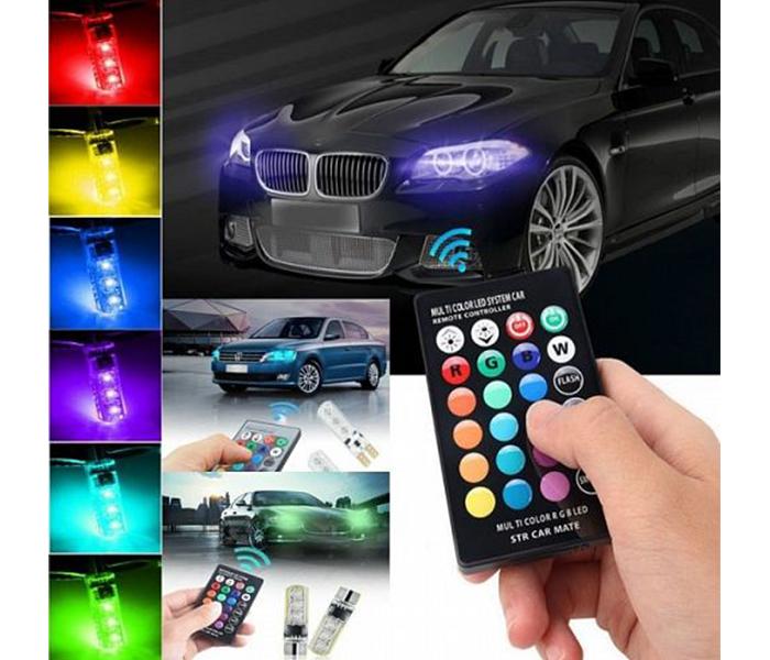 Offal OFF-T10-SM Car RGB Bulb Wedge Side Light LED Lamp with Multi-Function Remote Controller - Zoom Image 3