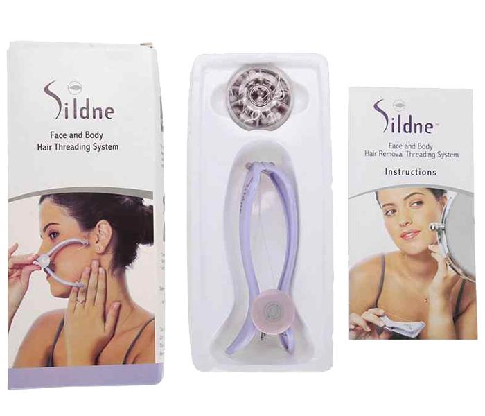 Sildne Face & Body Hair Threading Epilator with 10 Cotton Lines - Purple - Zoom Image 5