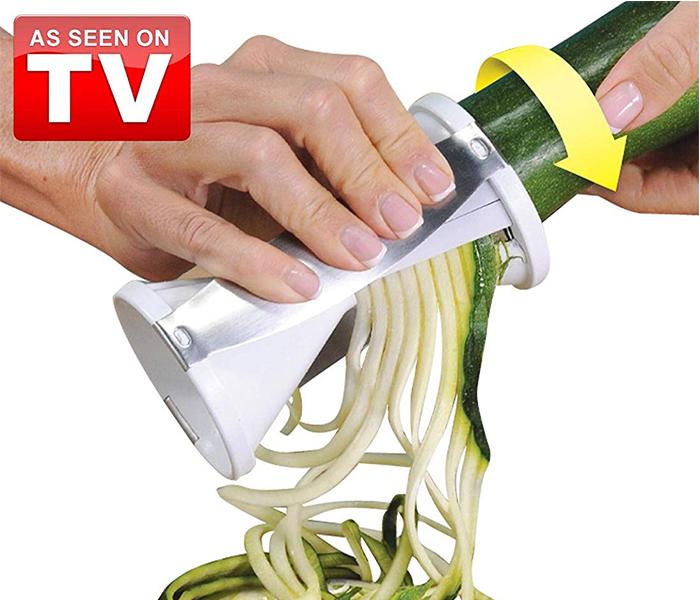 As Seen On TV Veggetti Spiral Vegetable Slicer - White - Zoom Image 6