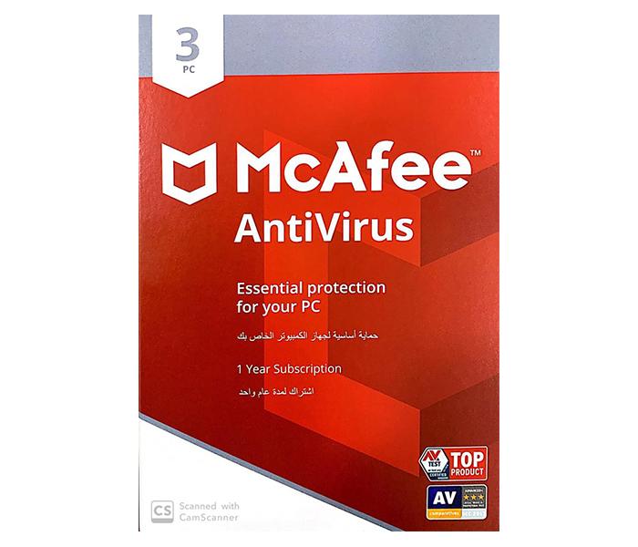 McAfee Antivirus for 3 Device - Zoom Image