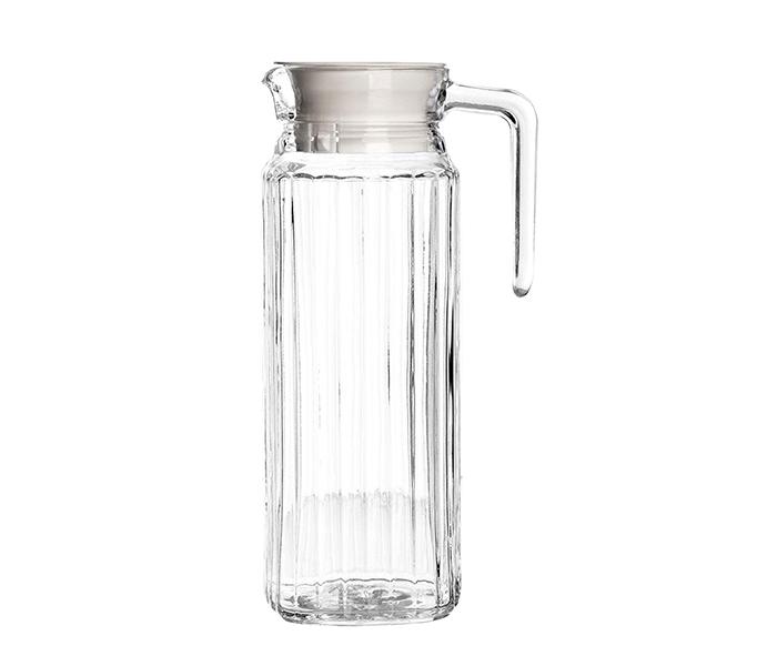 1 Litre Essential Fridge Jug with Removable Plastic Lid - Clear - Zoom Image 2