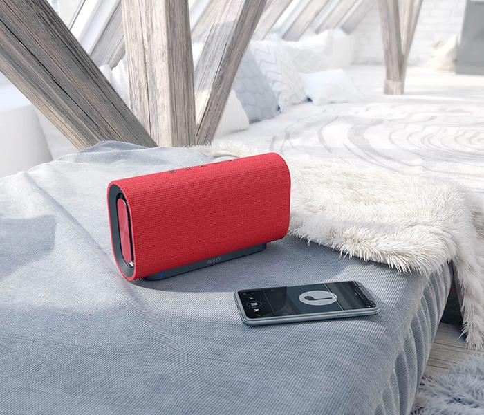 Aukey SK-M30 Eclipse Wireless Speaker - Red - Zoom Image 1