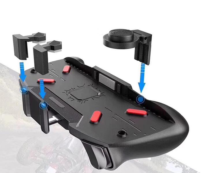 AK21 PUBG Game Joystick Holder with Fire Handle Button for Mobile Phone - Black - Zoom Image 5