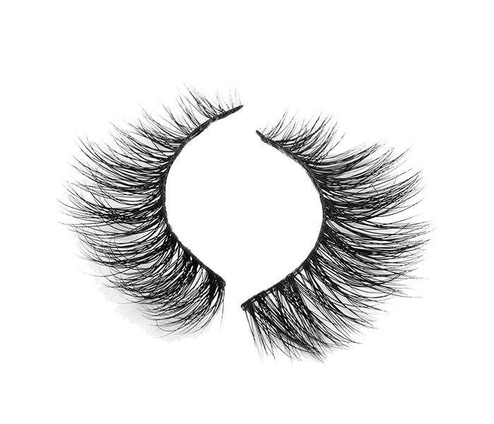 Fluffy Natural Handmade 3D Artificial Eyelashes - 1 Pair, Black - Zoom Image 3