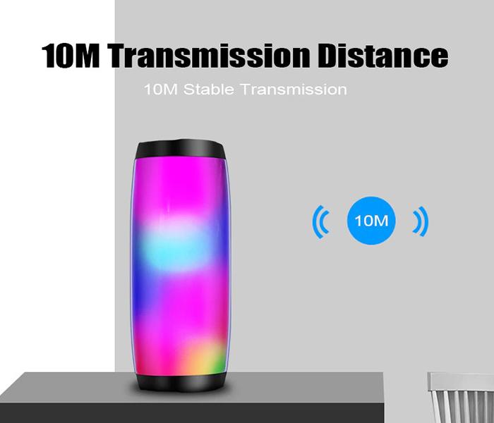 10 Watts Wireless Bluetooth Speaker With Colorful LED Light JA171 - Multi Color - Zoom Image 4