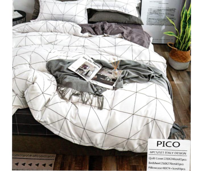 6 PC Set Italian Design Bedsheet PICO-07 - Zoom Image