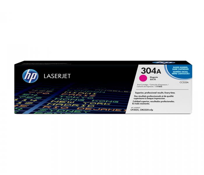 HP 304A CC533 Original LaserJet Toner Cartridge - Magenta - Zoom Image