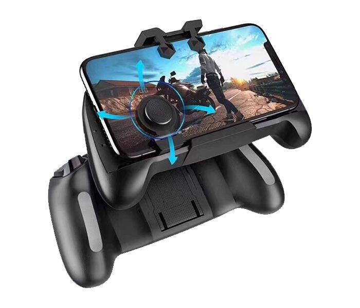 AK21 PUBG Game Joystick Holder with Fire Handle Button for Mobile Phone - Black - Zoom Image 2