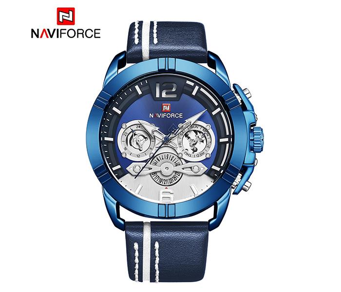 Naviforce NF9168 Luxury Quartz Sport Watch for Men - Blue - Zoom Image 2