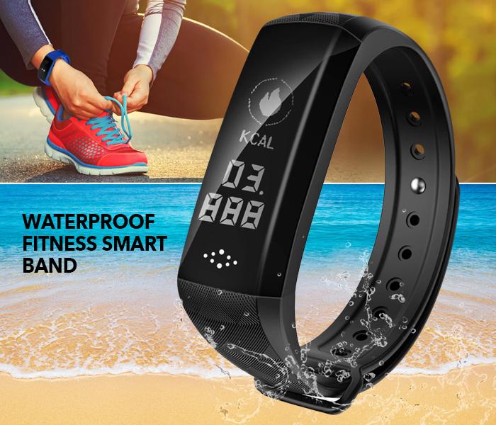 Waterproof Fitness Smart Band - Black - Zoom Image 6