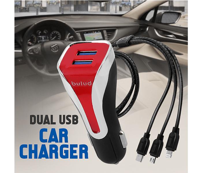 Offal 3 in 1 Fast Dual USB 2400mAh Car Charger - Zoom Image 3