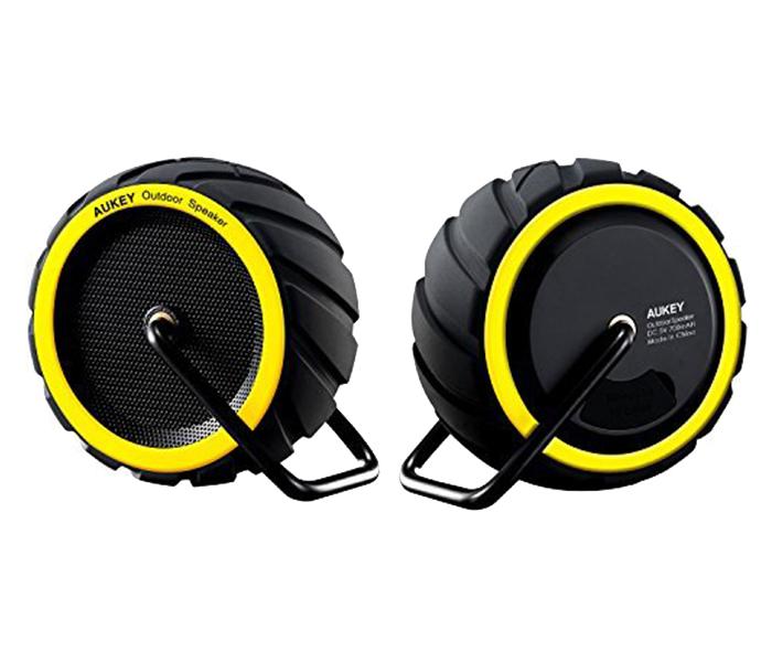 Aukey SK-M4 Wireless Bluetooth Outdoor Wheel Speaker - Yellow - Zoom Image 5