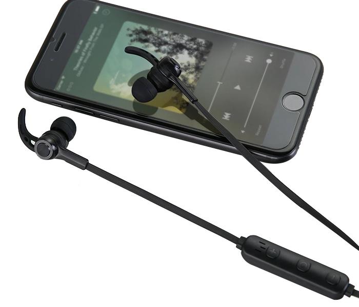 Aukey EP-B62 Magnetic Wireless Bluetooth Ear Buds with Mic - Black - Zoom Image 5