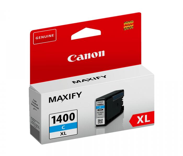 Canon 1400 XL High Yield Cyan Ink Cartridge - Cyan - Zoom Image 2