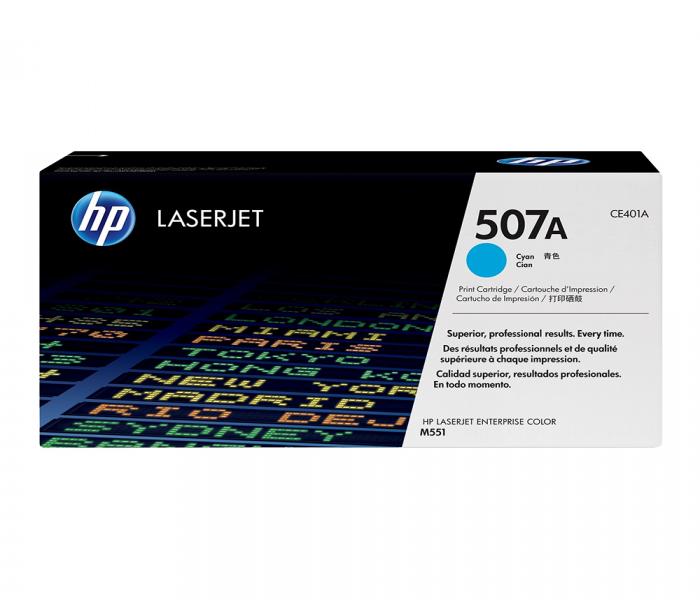 HP507A CE 401 Original LaserJet Toner Cartridge - Cyan - Zoom Image