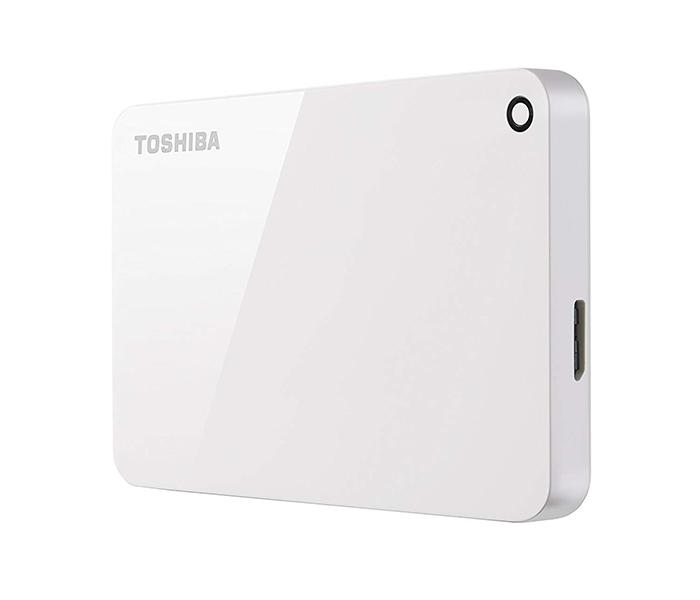 Toshiba HDTC910EW3AA 1TB Canvio Advance Portable External Hard Drive - White - Zoom Image 3