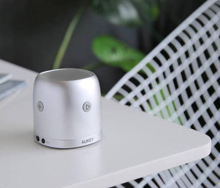 Aukey SK-M31 Wireless Mini Speaker - Silver - Zoom Image 1