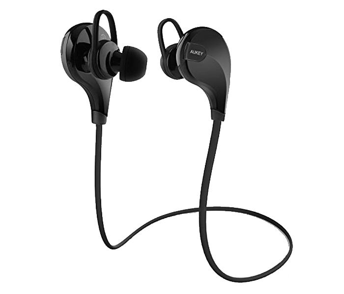 Aukey EP-B4 Bluetooth 4.1 Wireless Stereo Sport Earphones with Mic - Black - Zoom Image 2