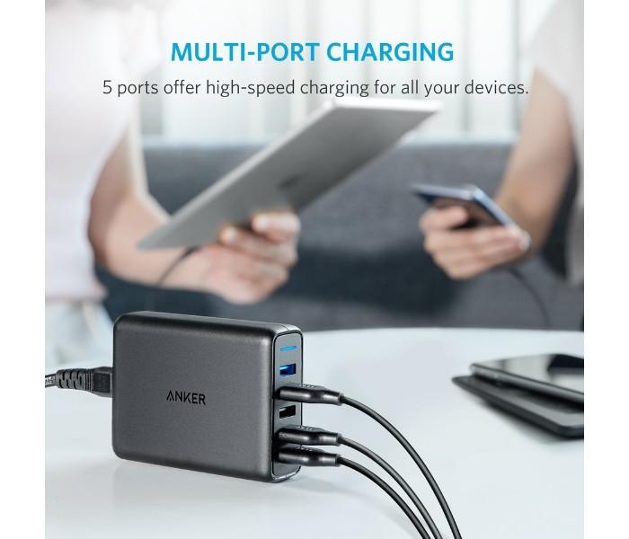 Anker A2054 5 Powerport Dual USB Charger Black - Zoom Image 6