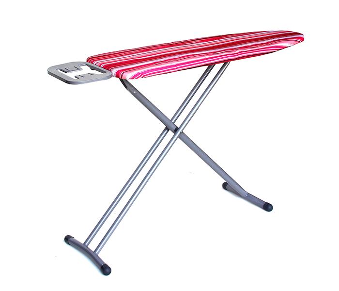 In-house IB-1325 43 x 13-inch Foldable Ironing Board - Pink & White - Zoom Image 1