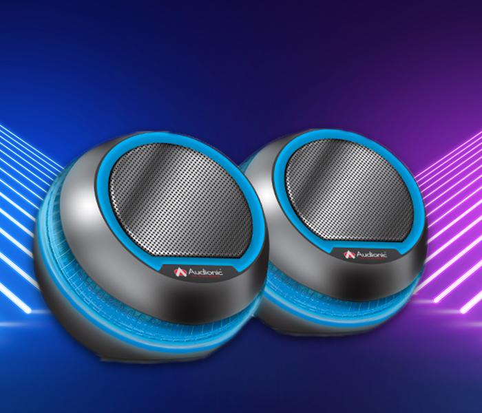 Audionic Octane U-15 Mini Portable Speaker - Blue - Zoom Image 2