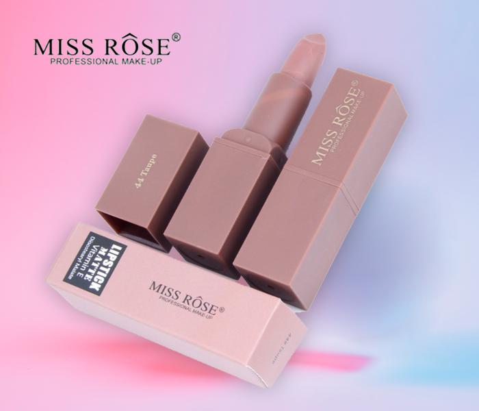 Miss Rose 7301-035M48 Matte Finish Velvet Waterproof Lipstick 44 Taupe - Zoom Image 1